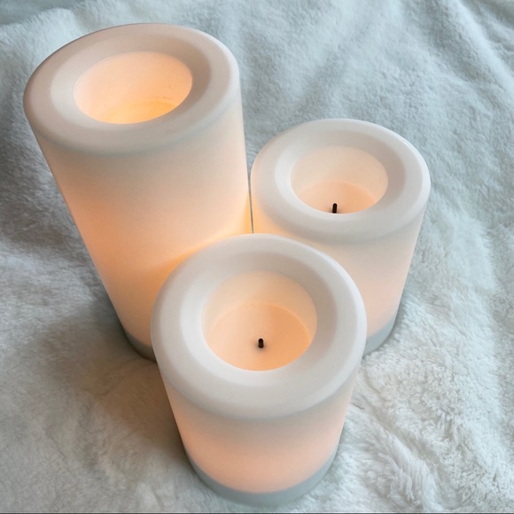 Target Other - 3PC Set Lighted Candles